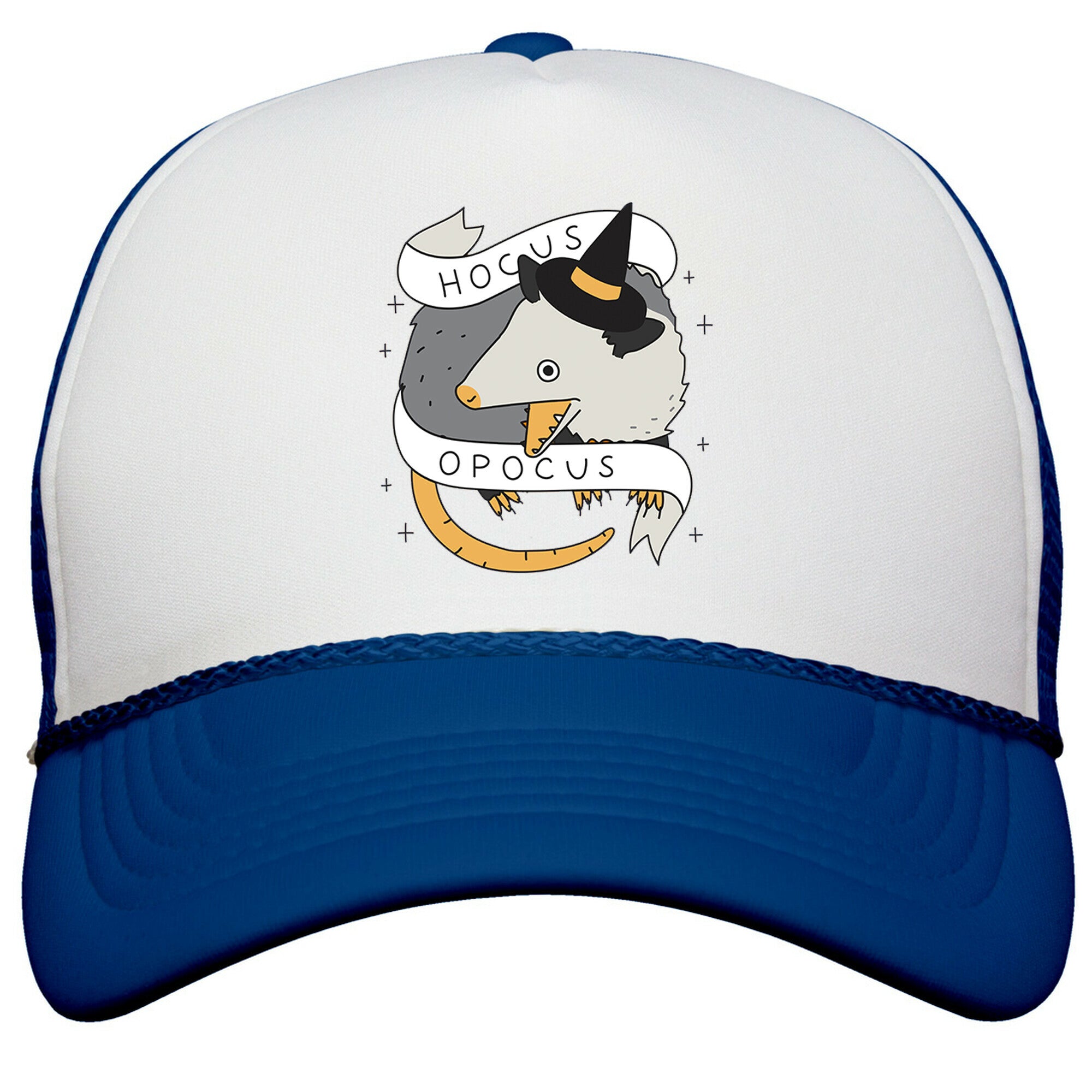 Hocus Opocus Opossum Snapback Trucker Hat